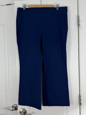 Chico's Pants Size 3 (16) Navy 3032